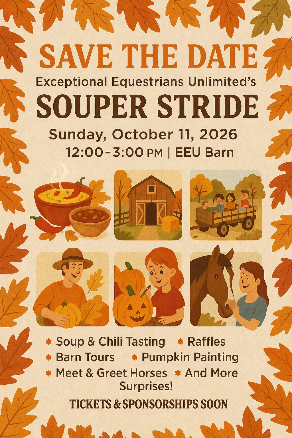 Save-the-Date for Souper-Stride 2026 on Sunday, October 11th